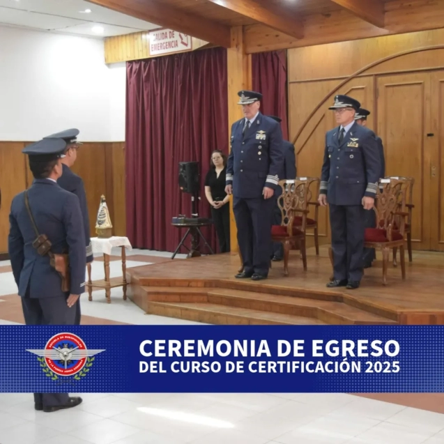 Ceremonia de Egreso del Curso de Capacitación 01